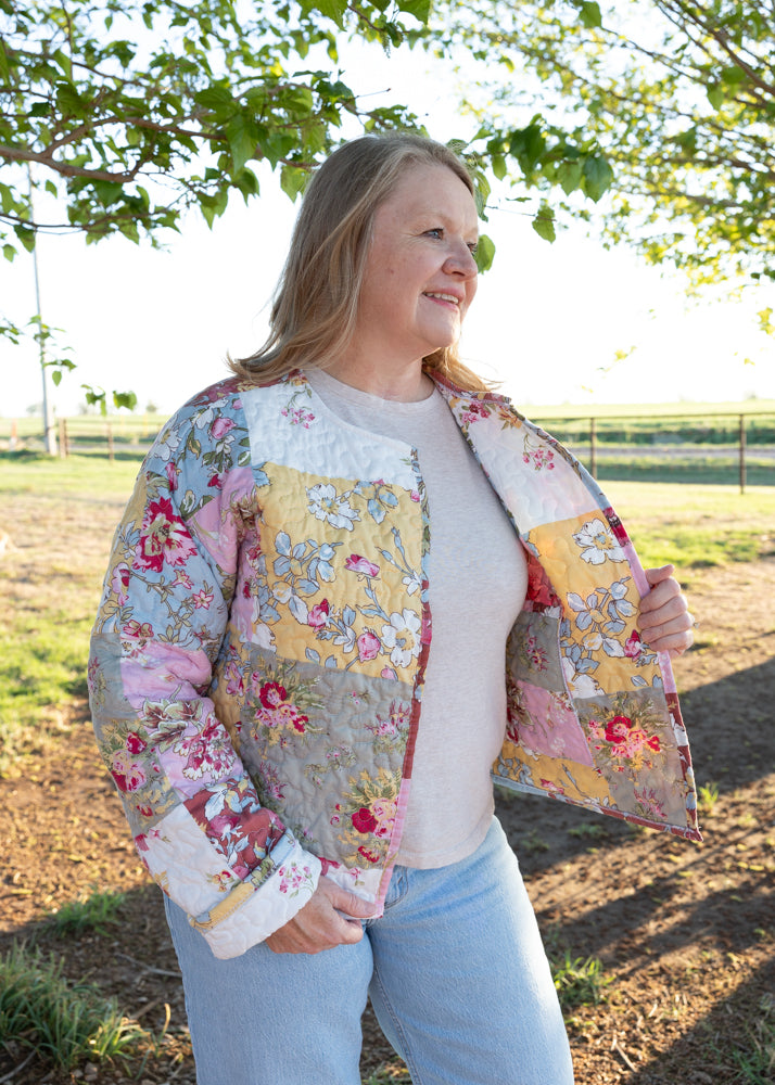 More Floral in Pinky (Long Sleeve)