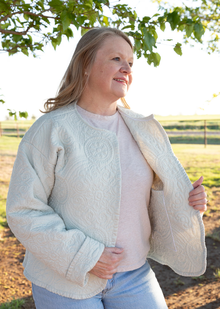 Hint of Mint in Pinky (Long Sleeve)