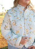 Floral Cottage in Pinky (Long Sleeve with Collar)